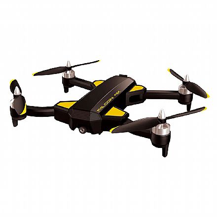 Brinquedo - Drone Multilaser Falcon 4K ES355 - Câmera 4K - Alcance 550 metros - Autonomia 20 minutos - GPS