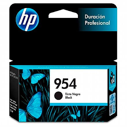 Cartucho - Cartucho HP 954 Preto - L0S59AB - Para OfficeJet Pro 8210 / 8216/8218 / 7740 / 8710 / 8720 / 8730 / 8740