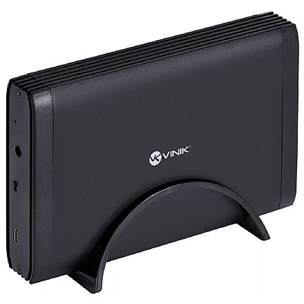 Storage / Case / Dockstation - Case para HD SATA 3.5" - USB-C 3.0 - Vinik CH35-AC300