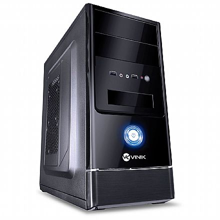 Gabinete - Gabinete Vinik ONE G1 - com Fonte de 200W - Micro ATX - Entradas USB e Áudio - 28282