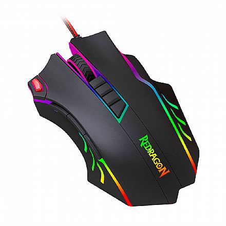 Mouse - Mouse Gamer Redragon Titanoboa 2 Chroma - 24000dpi - 10 Botões Programáveis - RGB - M802-RGB-1