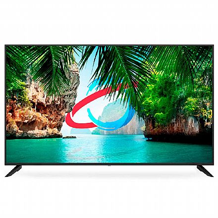 TVs - TV 55" Multilaser TL025 - Smart TV - 4K Ultra HD - Wi-Fi - HDR10 - HDMI / USB