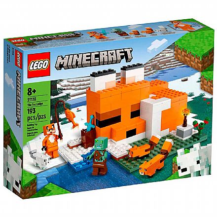 Brinquedo - LEGO Minecraft - Pousada da Raposa - 21178