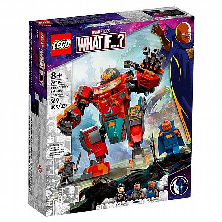 Brinquedo - LEGO Super Heroes Marvel - Homem de Ferro Sakaariano de Tony Stark - 76194