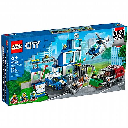 Brinquedo - LEGO City - Delegacia de Policia - 60316