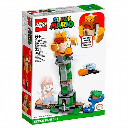 Brinquedo - LEGO Super Mario™ - Torre Bamba do Chefe Irmão Sumô - Pacote de Expansão - 71388