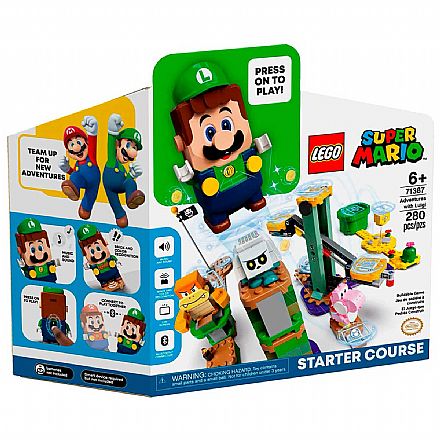 Brinquedo - LEGO Super Mario™ - Aventuras com Luigi - Pacote Inicial - 71387