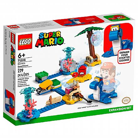 Brinquedo - LEGO Super Mario™ - Praia da Dori - Pacote de Expansão - 71398