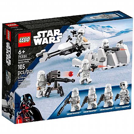 Brinquedo - LEGO Star Wars - Pack de Batalha - Snowtrooper™ - 75320