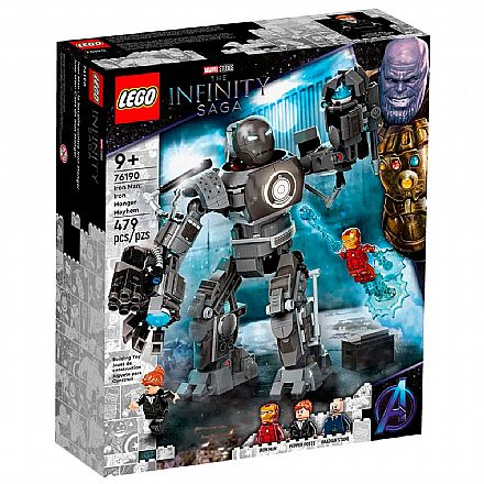 Brinquedo - LEGO Super Heroes Marvel - Homem de Ferro: A Ameaça de Monge de Ferro - 76190