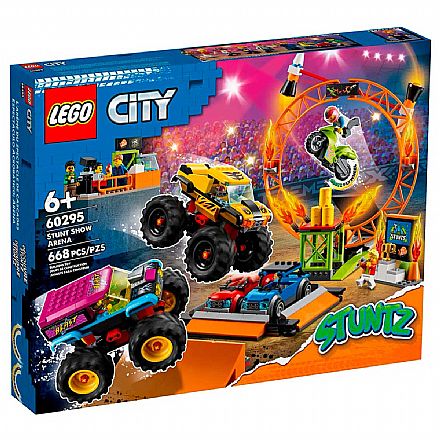 Brinquedo - LEGO City - Arena de Espetáculo de Acrobacias - 60295
