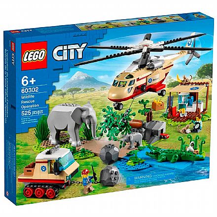 Brinquedo - LEGO City - Operação para Salvar Animais Selvagens - 60302