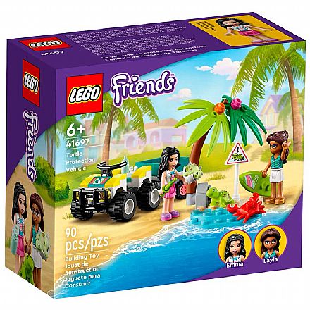 Brinquedo - LEGO Friends - Veículo de Proteção das Tartarugas - 41697