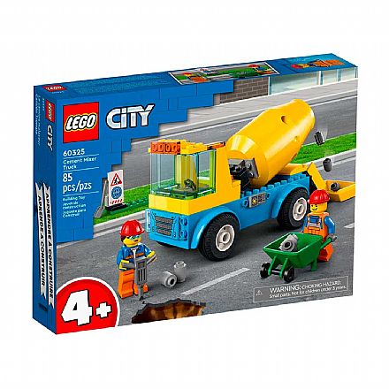 Brinquedo - LEGO City - Caminhão Betoneira - 60325
