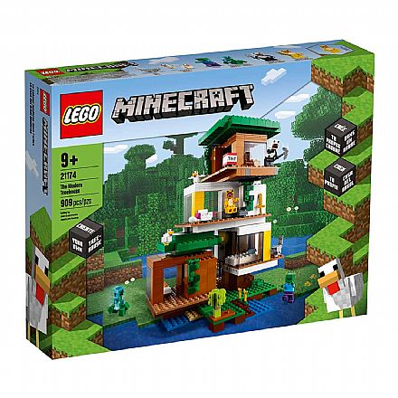 Brinquedo - LEGO Minecraft - A Casa da Árvore Moderna - 21174