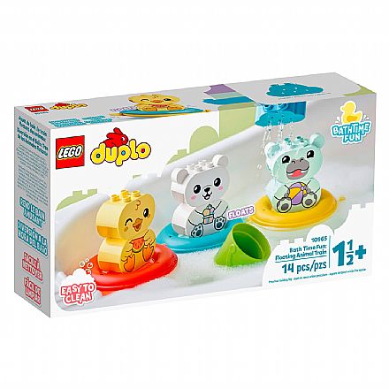 Brinquedo - LEGO DUPLO - Diversão Hora do Banho: Trem Animais Flutuantes - 10965