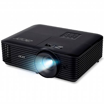 Projetor - Projetor Acer X1126AH - 4000 Lumens - SVGA - Resolução 800 x 600 - DLP - HDMI/VGA/USB - 0078016-01