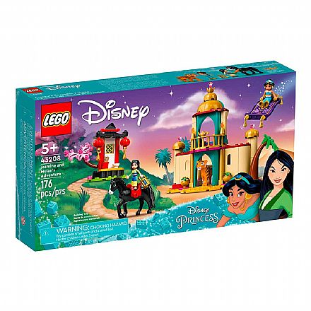 Brinquedo - LEGO Disney Princess - A Aventura de Jasmine e Mulan - 43208