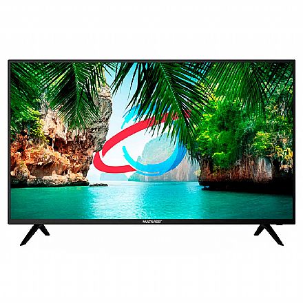 TVs - Monitor TV 24" Multilaser TL040 - Smart TV - HD - Wi-Fi - HDMI / USB