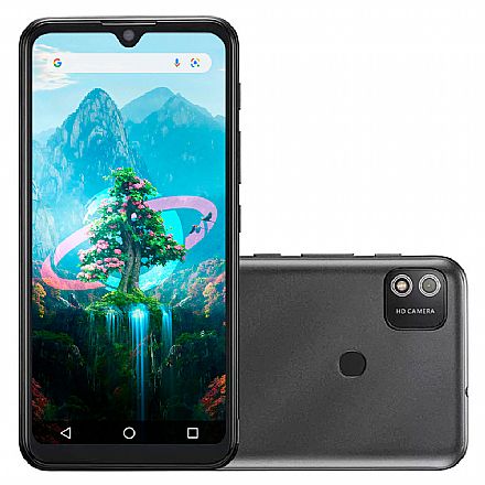 Smartphone - Smartphone Multilaser G2 - Tela 6.1" HD, Câmera 8MP, 32GB, 2G, Quad Core - P9154 - Preto
