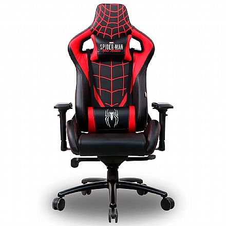 Cadeiras - Cadeira Gamer Dazz Marvel Homem Aranha Black - Encosto Reclinável 180° - Construção em Aço - 62000048