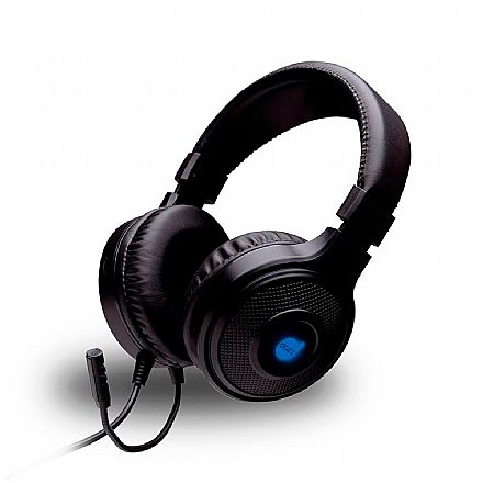 Fone de Ouvido - Headset Gamer Dazz Cobra - Surround 2.0 - LED - Conector P2 - 62000024