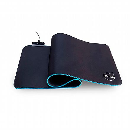 Mouse pad - Mousepad Gamer Dazz Lumus Control - Iluminação RGB - Extra Grande: 800 x 450 mm - 62000006