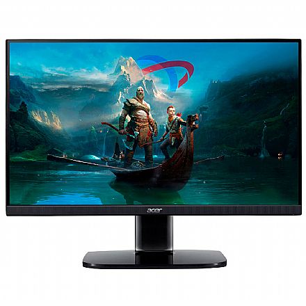 Monitor - Monitor Gamer 27" Acer KA272- Full HD IPS - 75Hz - 1ms - FreeSync - HDMI/VGA