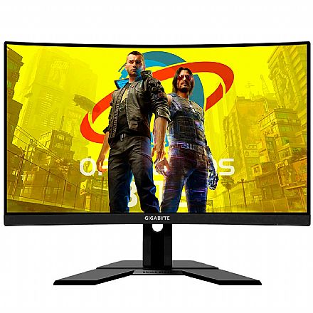 Monitor - Monitor Gamer 27" Gigabyte G27FC-A-SA Curvo - Full HD - 165Hz - 1ms - FreeSync - HDMI/DisplayPort