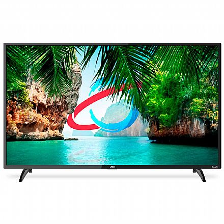 TVs - TV 43" AOC Roku 43S5195/78G - Smart TV - Full HD - HDMI / USB