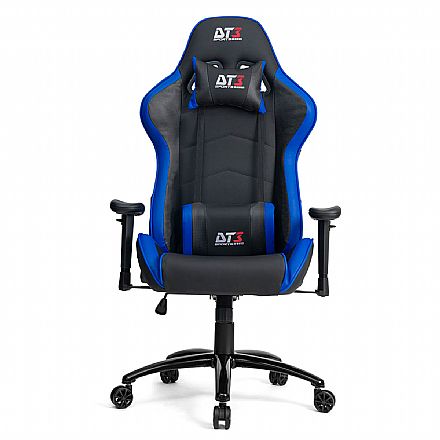 Cadeiras - Cadeira Gamer DT3 Sports Jaguar Blue - Encosto Reclinável de 180º - Construção em Aço - 12196-9