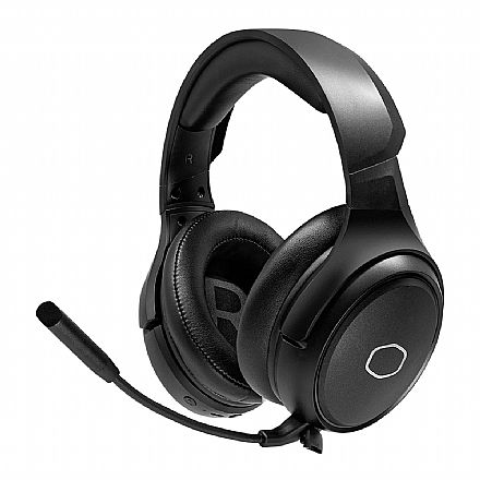 Fone de Ouvido - Headset Gamer Sem Fio Cooler Master MH670 - 7.1 Surround - Drivers 50mm - Microfone Destacável - Conexão 2.4GHz - MH-670