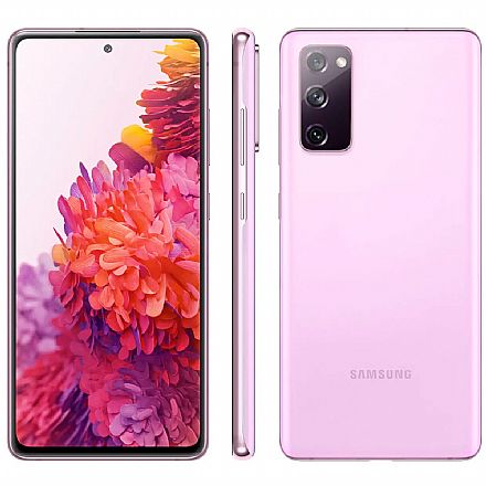 Smartphone - Smartphone Samsung Galaxy S20 FE - Tela 6.5", 128GB, 6GB RAM, Dual Chip 4G, Câmera Tripla + Selfie 32MP, Snapdragon 865 - Violeta - SM-G780G