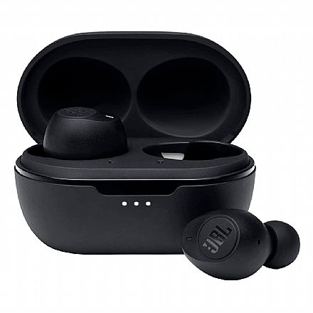 Fone de Ouvido - Fone de Ouvido Bluetooth Earbud JBL Tune 115TWS - com Microfone - com Case carregador - Preto - JBLT115TWSBLK