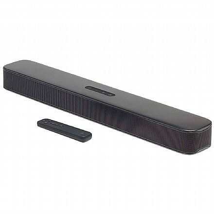 Home Theater - Soundbar 2.0 JBL All-in-One - 40W RMS - Conexão HDMI, USB e Bluetooth - JBLBAR20AIOBLKBR