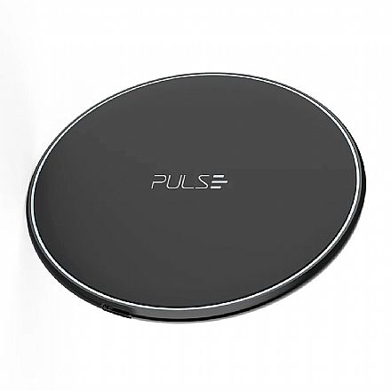 Carregadores - Carregador sem Fio para Celular - Carregamento Ultra Rápido - Preto - Multilaser Pulse CB159