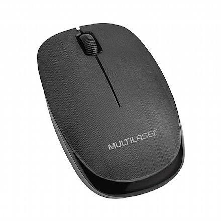 Mouse - Mouse sem Fio Multilaser MO251 - 1200dpi - Preto