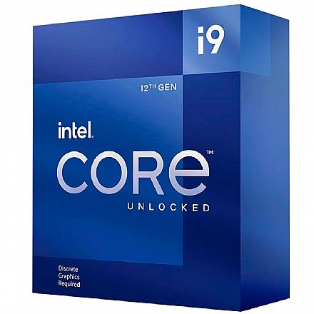 Processador Intel - Intel® Core i9 12900F - LGA 1700 - 2.4GHz (Turbo 5.1GHz) - Cache 30MB - 12ª Geração - BX8071512900F