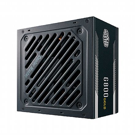 Fonte - Fonte 800W Cooler Master G800 - PFC Ativo - Eficiência 90% - 80 PLUS® Gold - Com Cabo de Força - MPW-8001-ACAAG-BR