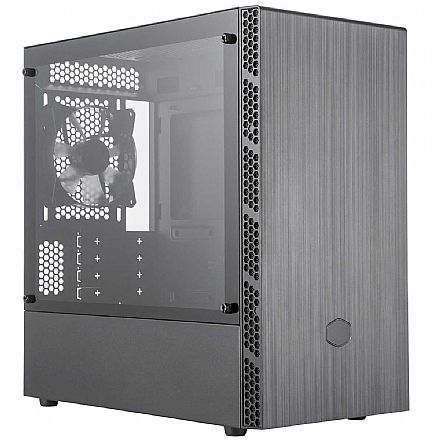 Gabinete - Gabinete Cooler Master Masterbox MB400L - Lateral em Vidro Temperado - Mini Tower - MCB-B400L-KGNN-S00