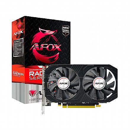 Placa de Vídeo - AMD Radeon RX 560 4GB GDDR5 128bits - Afox AFRX560-4096D5H4