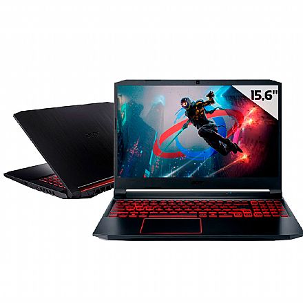 Notebook - Notebook Acer Aspire Nitro 5 AN515-44-R4KA Gamer - AMD Ryzen 7, 32GB, SSD 512GB + SSD 2TB, GeForce GTX 1650, Tela 15.6" IPS Full HD 144Hz - Windows 11