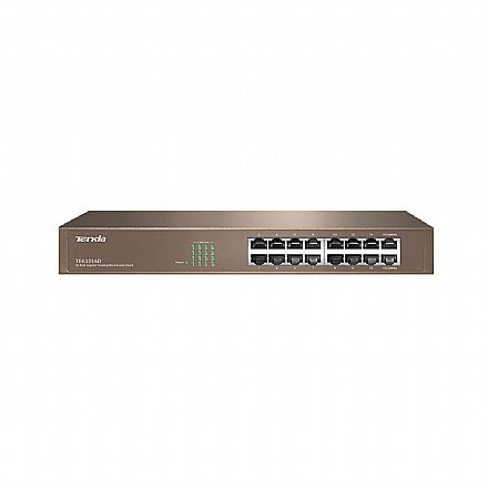 Rede Switch - Switch 16 Portas Tenda TEG1016D - Gigabit