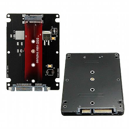 Storage / Case / Dockstation - Adaptador de SSD M.2 NGFF SATA para SATA 2.5" - F3 CS-M2-02