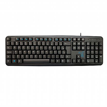 Teclado - Teclado USB Multimidia Maxprint Techbest - ABNT2 - 60000073