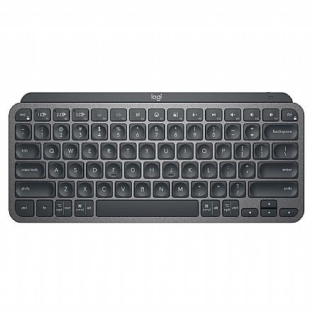 Teclado - Teclado sem Fio Logitech MX Keys Mini - Padrão US - Grafite - Bluetooth - 920-010505