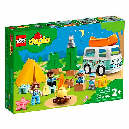 Brinquedo - LEGO DUPLO - Aventura Familiar com Kombi - 10946