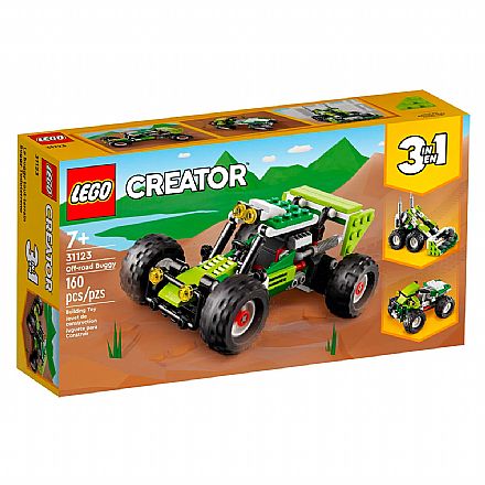 Brinquedo - LEGO Creator 3 em 1 - Buggy Off-Road - 31123