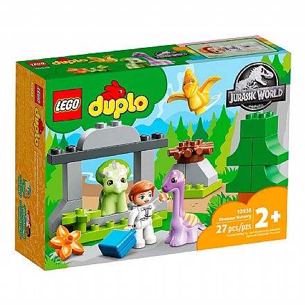 Brinquedo - LEGO Duplo - Berçário de Dinossauros - 10938