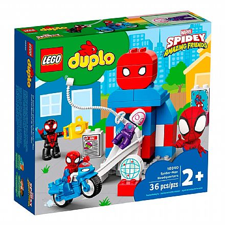 Brinquedo - LEGO Duplo - Quartel-General do Homem-Aranha - 10940